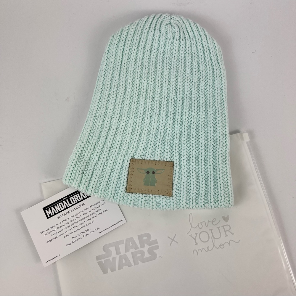 Love Your Melon x Star Wars Baby Yoda Beanie - Light Green